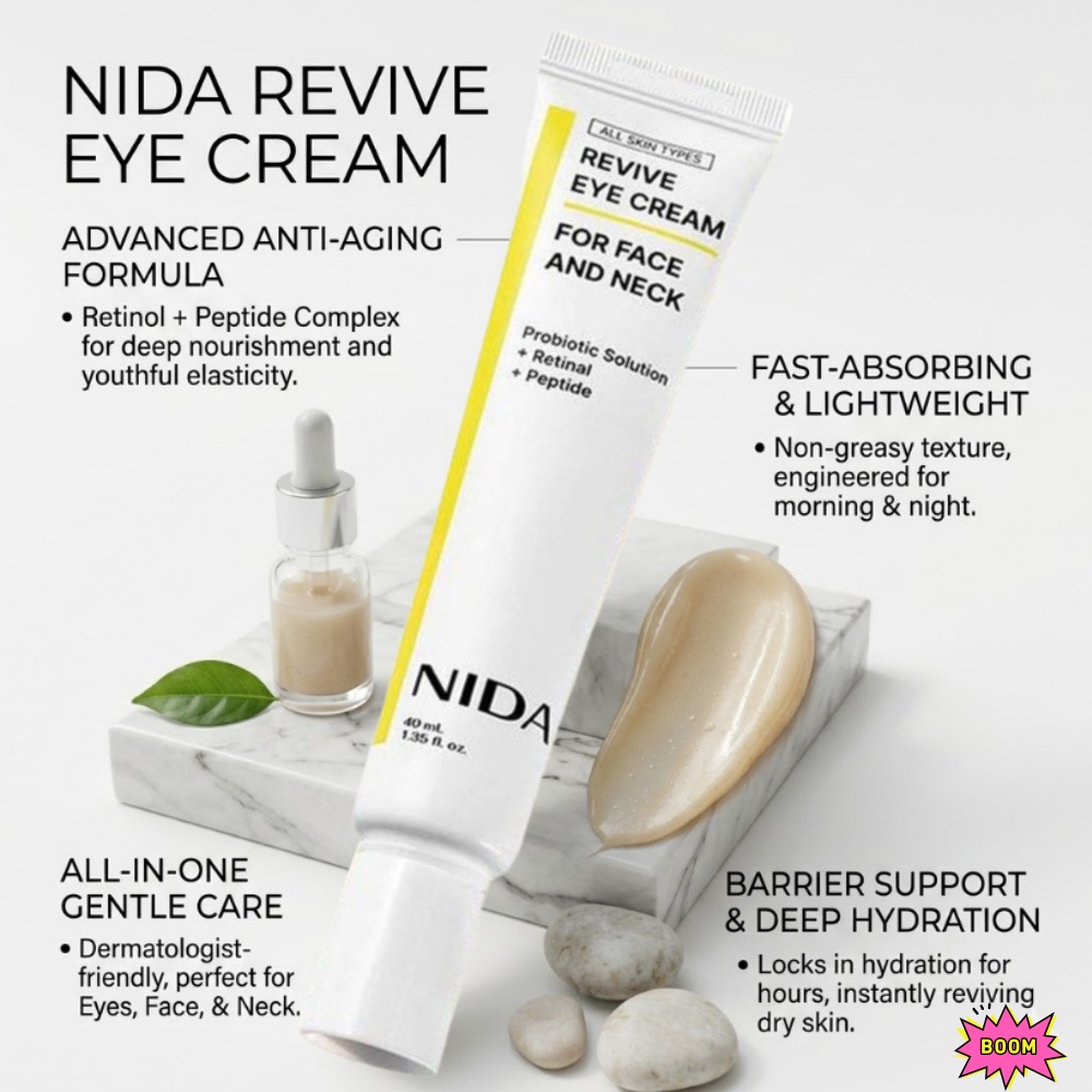 Beauty Glazed Makeup - Creme para Olhos NIDA com Retinol