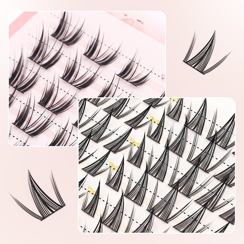 False Eyelashes Natural - Promoção: Cílios Postiços Individuais em Tufos