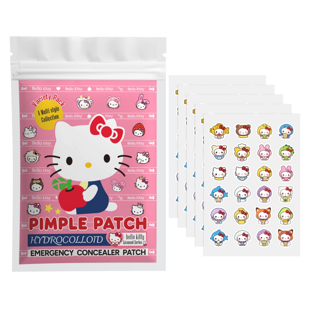 Pressed Powder Foundation - 48/120PCS Adesivos para Acne Hello Kitty,