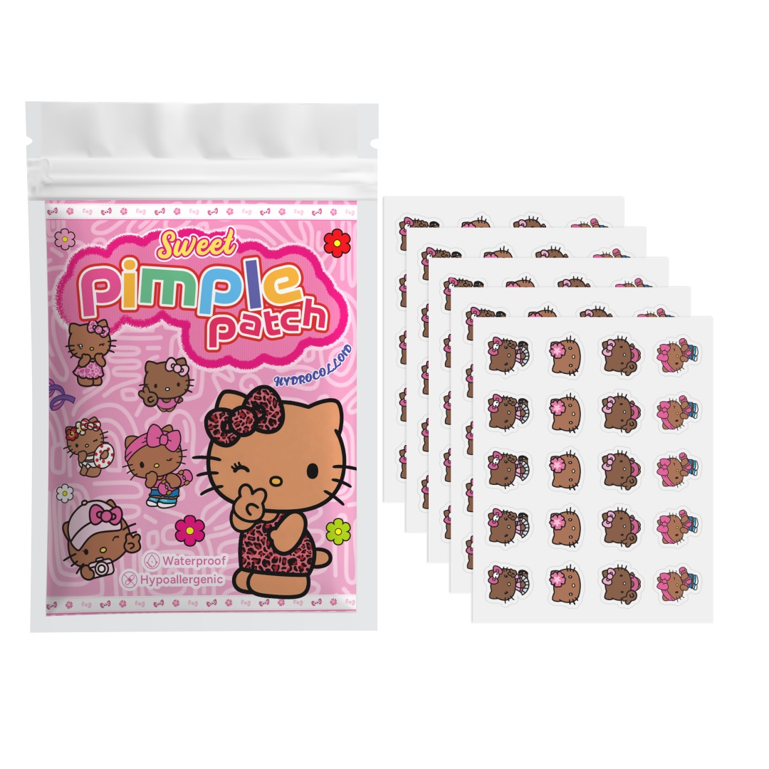 Pressed Powder Foundation - 100PCS Adesivos para Acne Hello Kitty,
