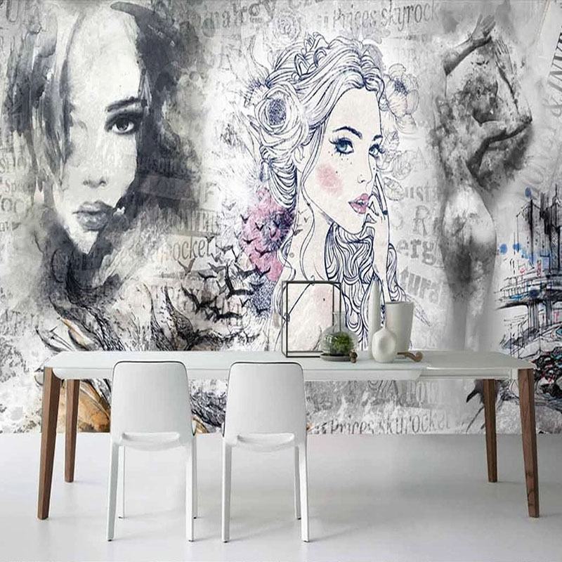 Makeup Beauty House - Papel de Parede Personalizado 3D: Mural