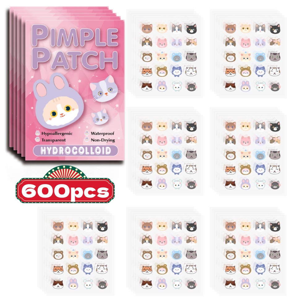 Pressed Powder Foundation - 600 peças remendo de acne de