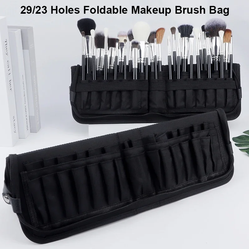 Beauty Makeup Case - Bolsa dobrável para pincéis de maquiagem,