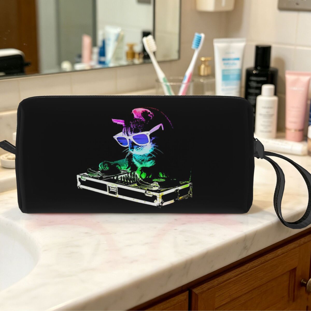 Makeup Beauty House - Bolsa de maquiagem House Cat Rainbow