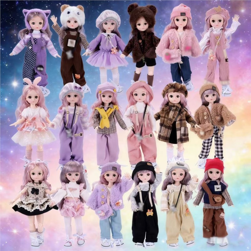Makeup Beauty House - Boneca de Maquiagem Bonita de 30CM