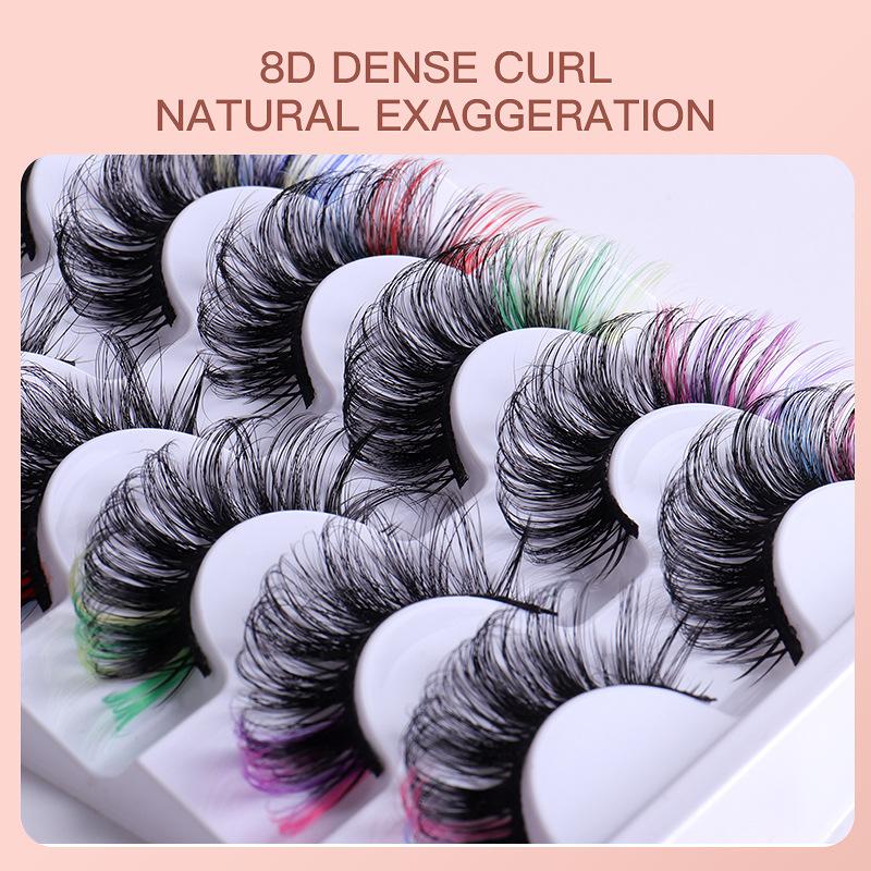 7 Pares de Cílios Postiços Col - False Eyelashes Natural avaliação e preço