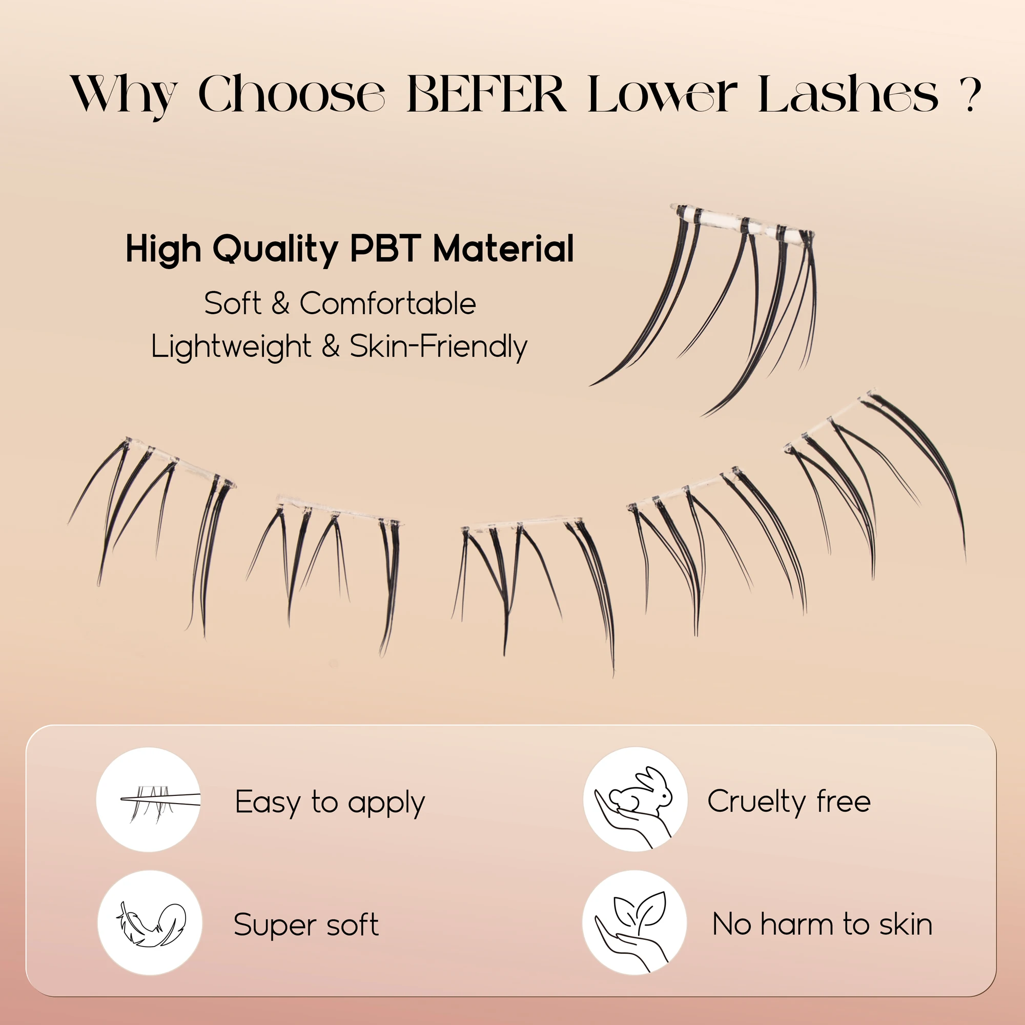 Cílios Postiços Inferiores Bef - False Eyelashes Natural avaliação e preço
