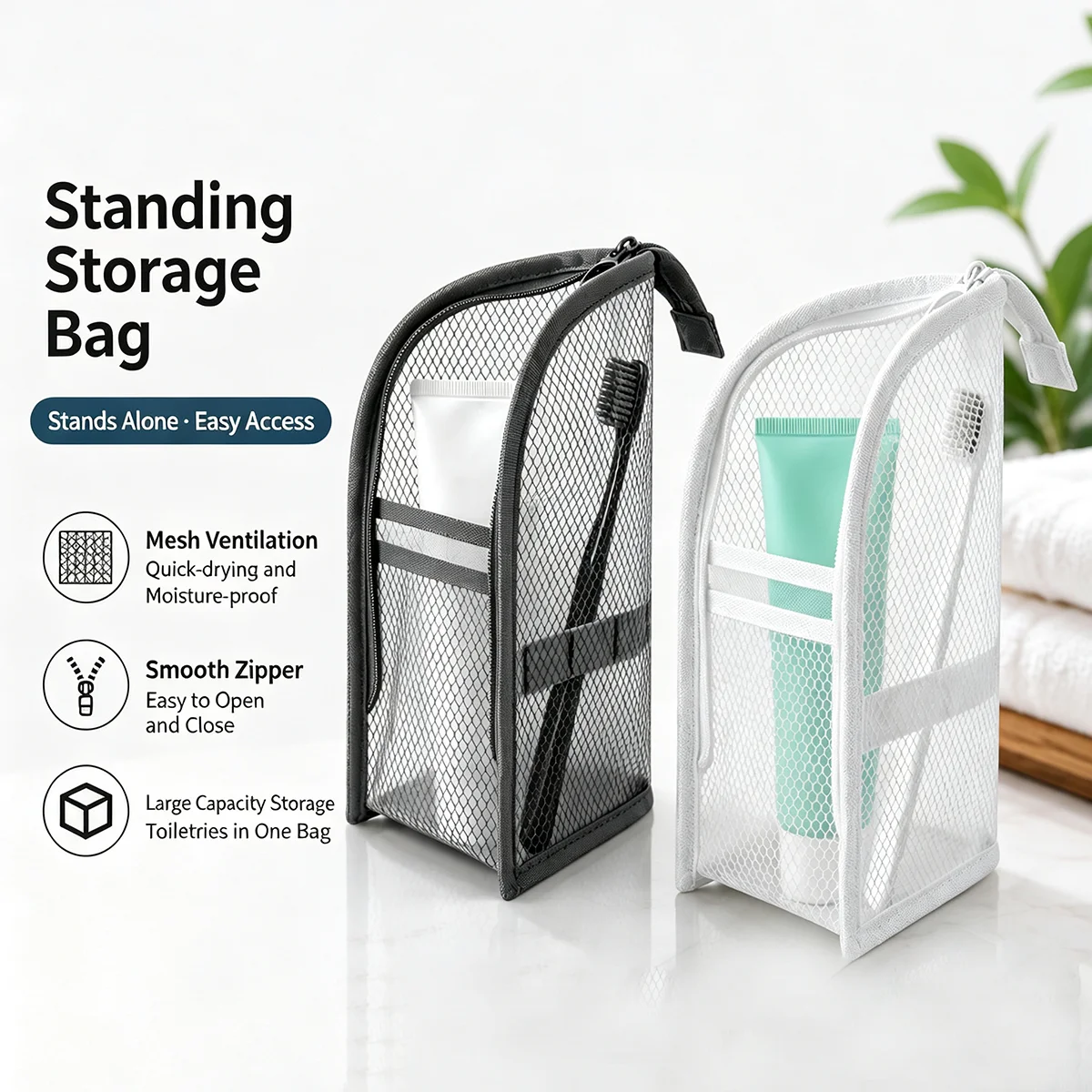 Necessaire de viagem em tela r - Beauty Makeup Case avaliação e preço