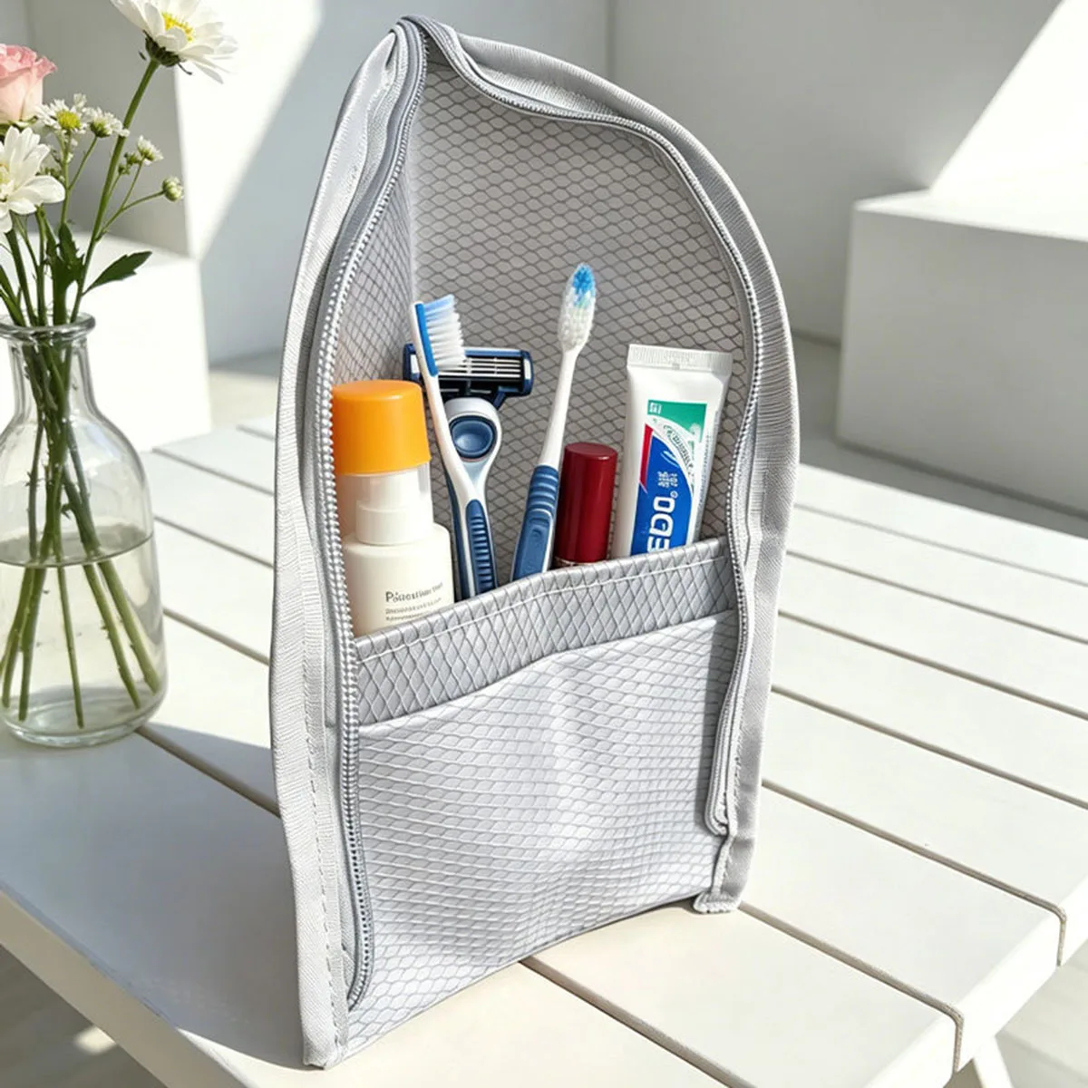 Necessaire de viagem em tela r - Beauty Makeup Case avaliação e preço