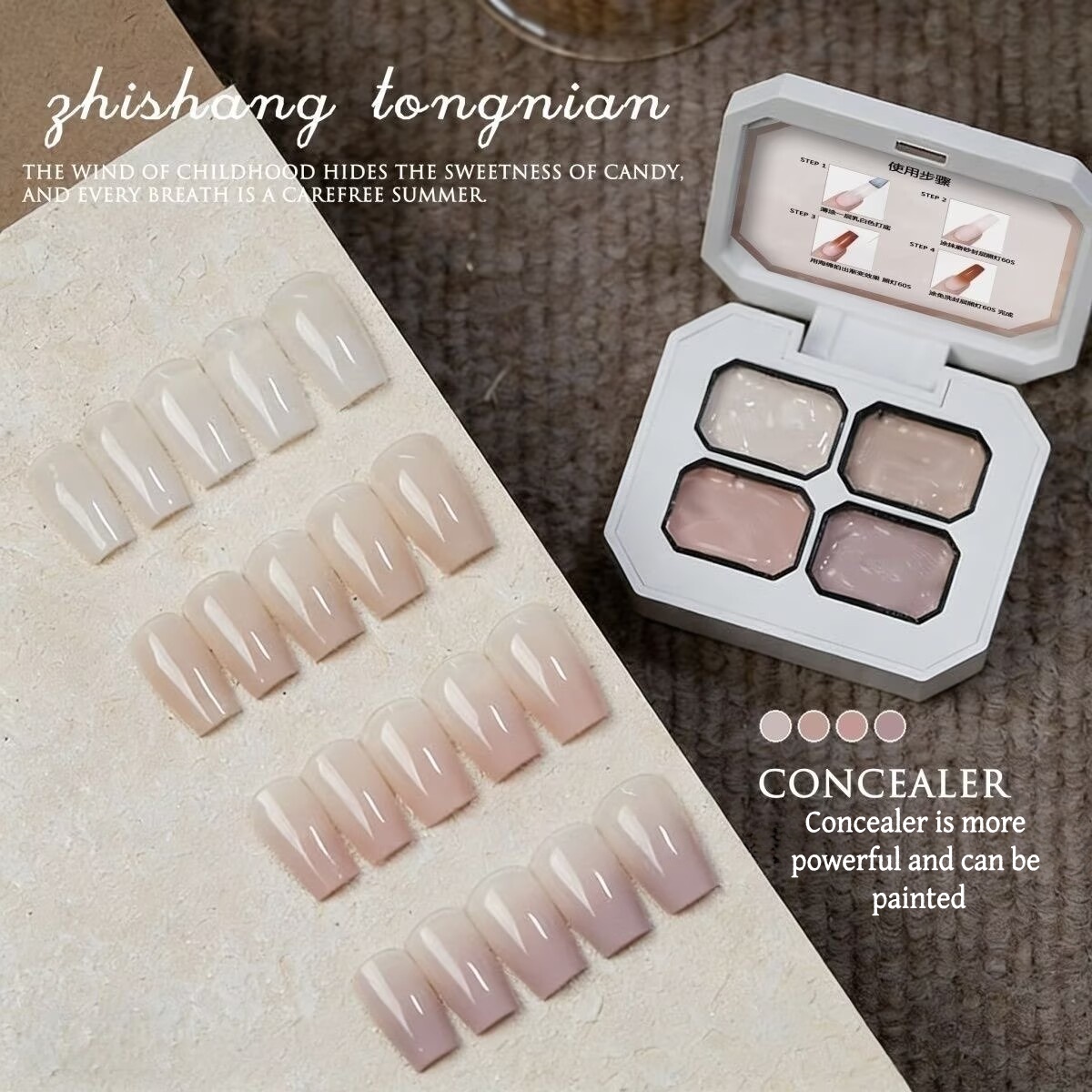 Gel de Pintura Gradiente em 4  - Pressed Powder Foundation avaliação e preço