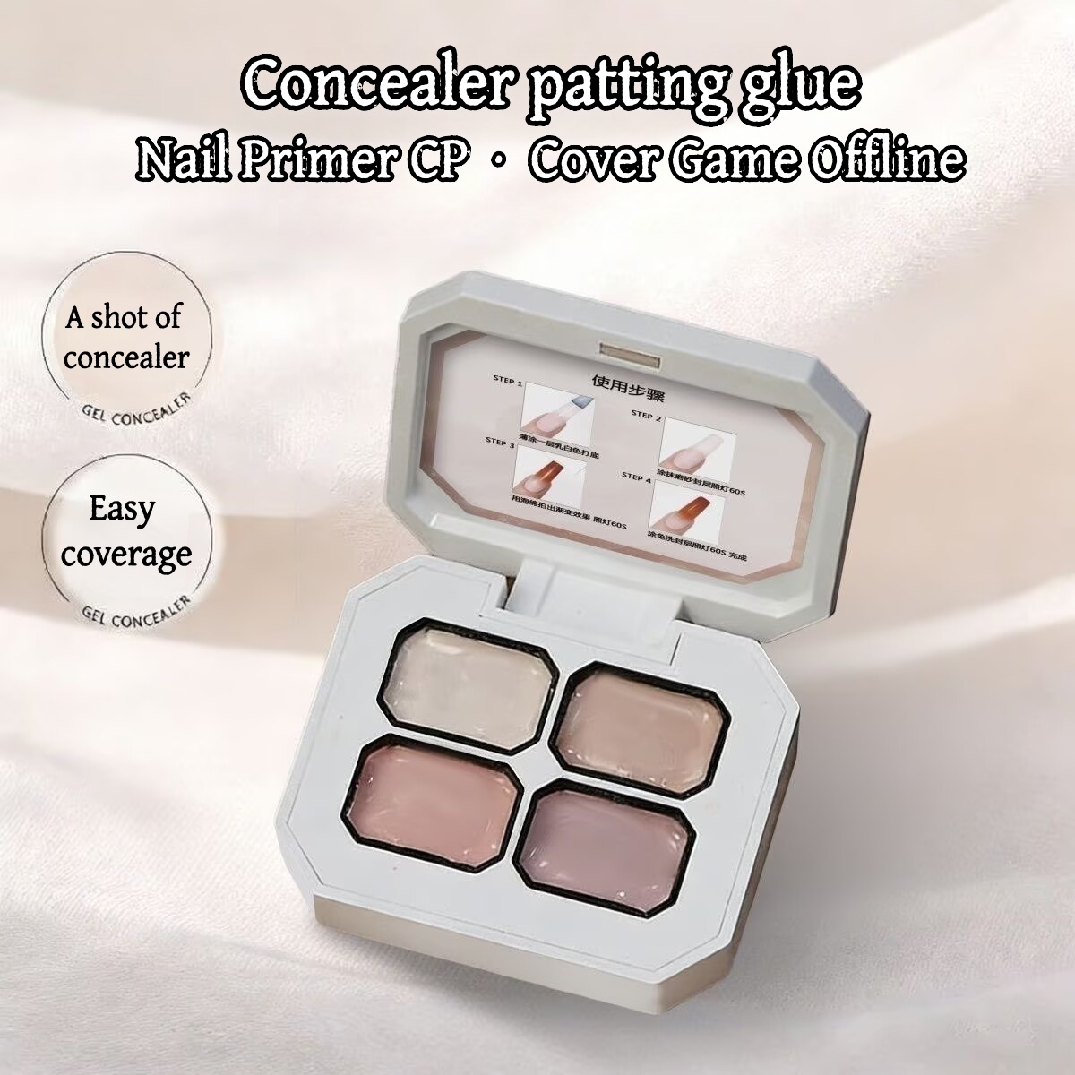 Gel de Pintura Gradiente em 4  - Pressed Powder Foundation avaliação e preço