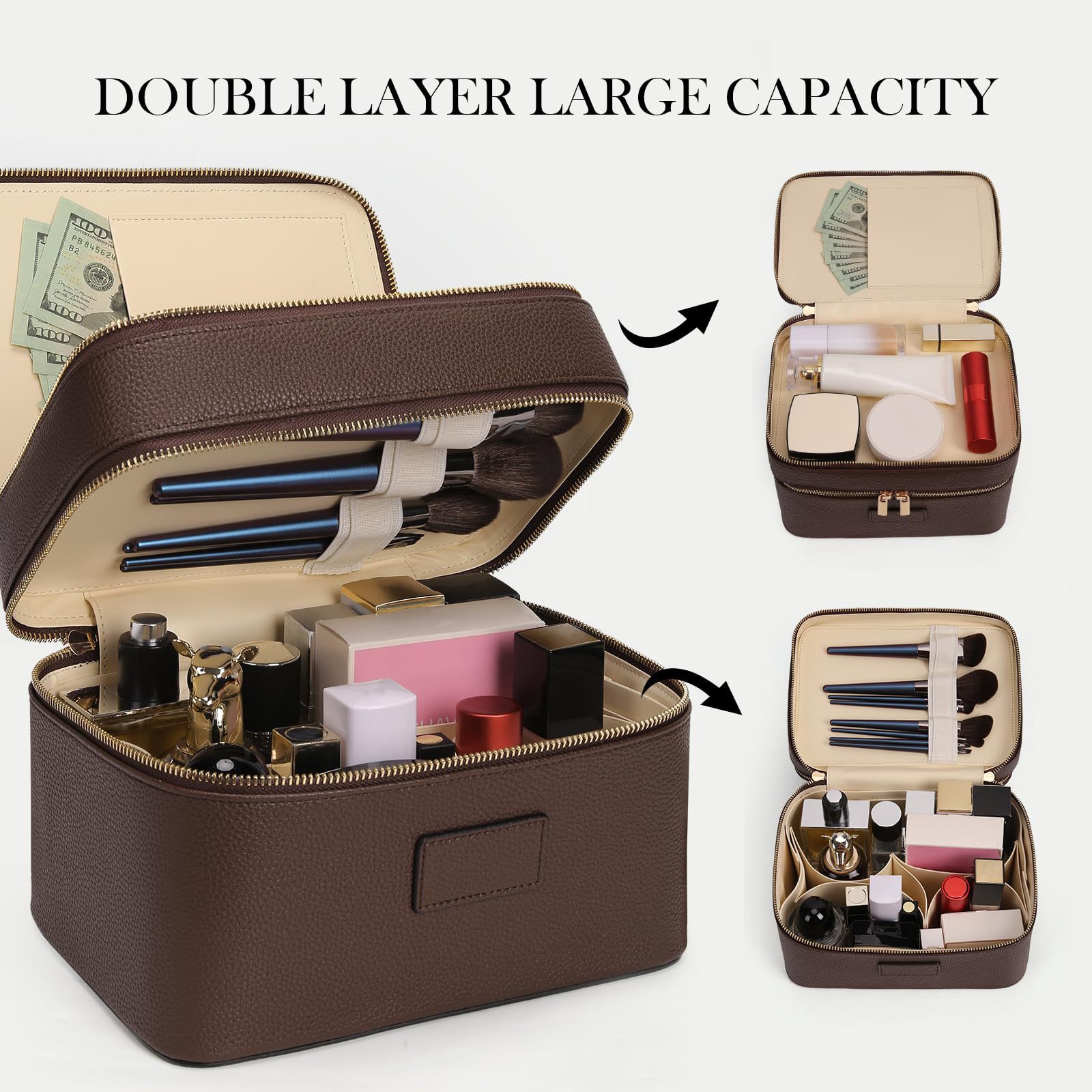 Bolsa de Cosméticos de Luxo de - Beauty Makeup Case avaliação e preço