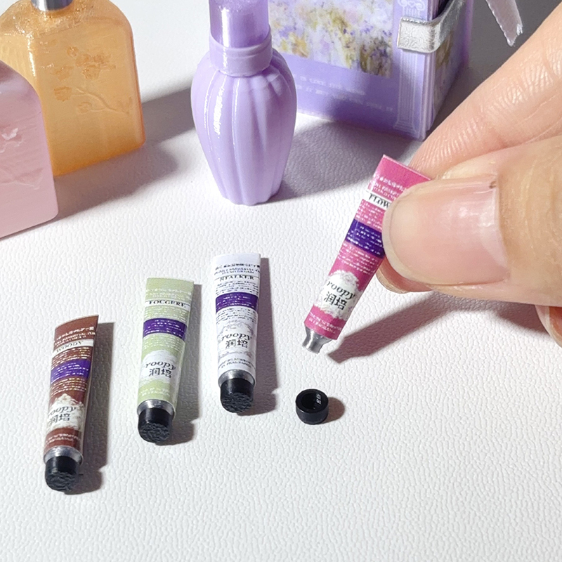 2 pçs 1:6/1:12 casa de bonecas - Makeup Beauty House avaliação e preço