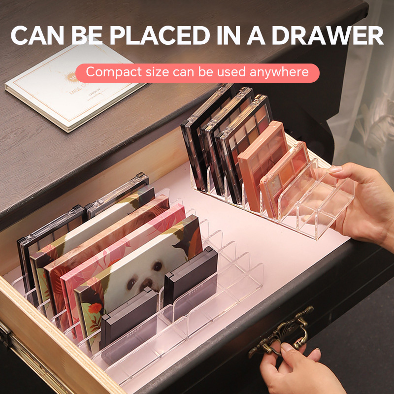 7 grades de acrílico mesa prat - Beauty Makeup Case avaliação e preço