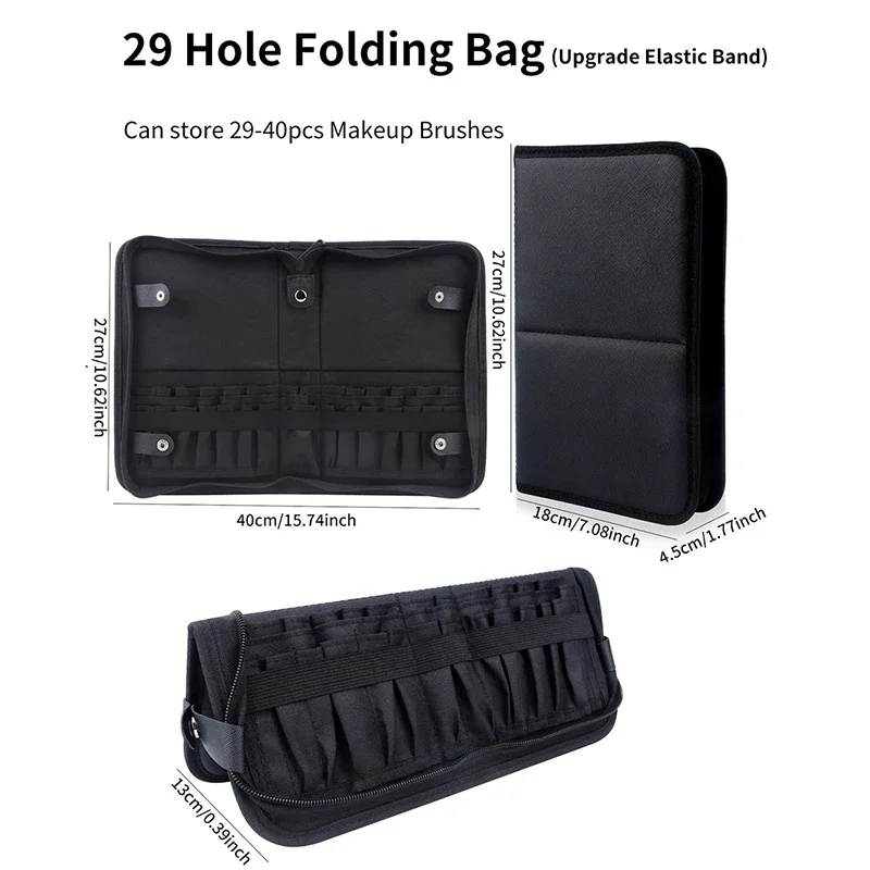 Bolsa dobrável para pincéis de - Beauty Makeup Case avaliação e preço