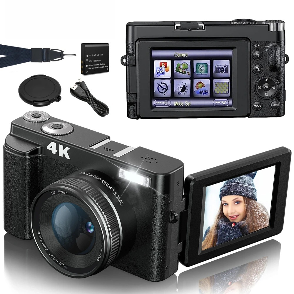 Câmera Digital 4K para Fotogra - Beauty Makeup Images avaliação e preço