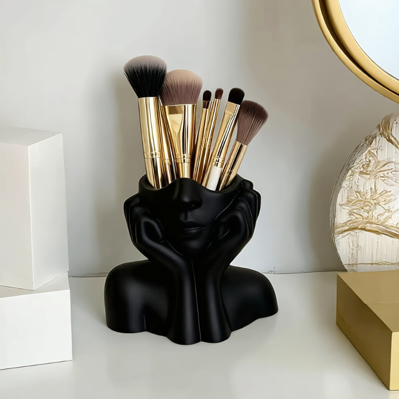 Suporte de pincel de maquiagem - Beauty And Makeup Quotes avaliação e preço