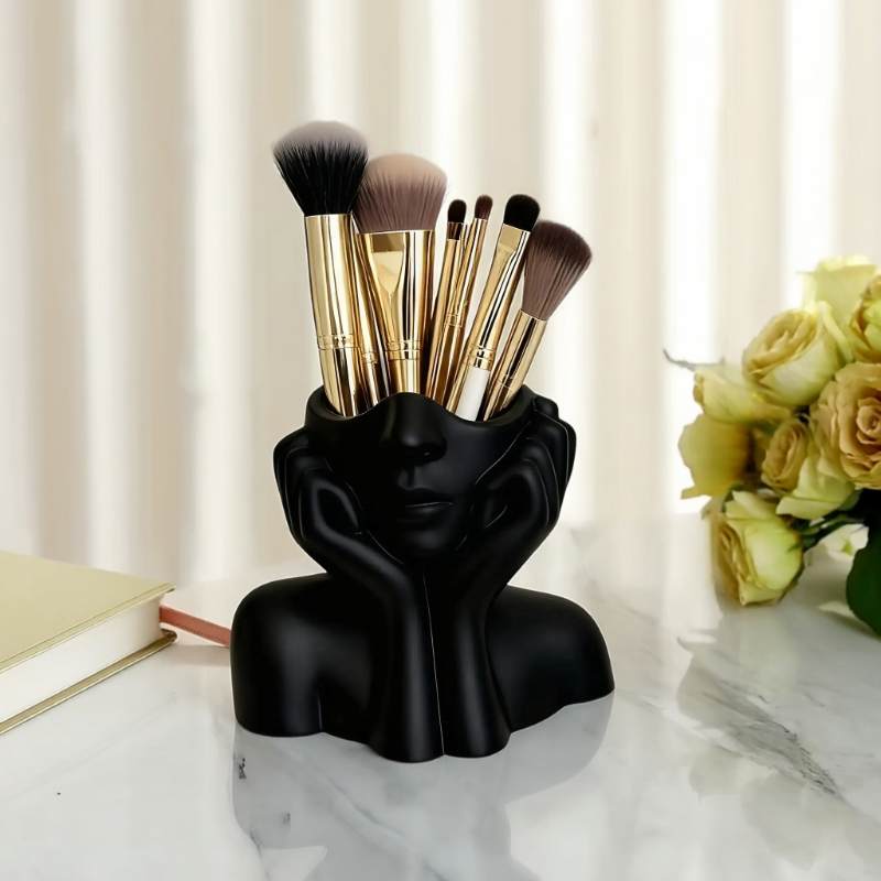 Suporte de pincel de maquiagem - Beauty And Makeup Quotes avaliação e preço