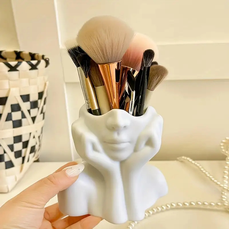 Suporte de pincel de maquiagem - Beauty And Makeup Quotes avaliação e preço