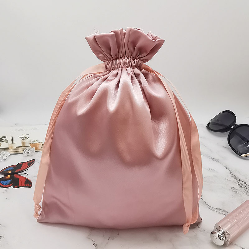 Sacos de cetim com logotipo pe - Makeup Beauty House avaliação e preço