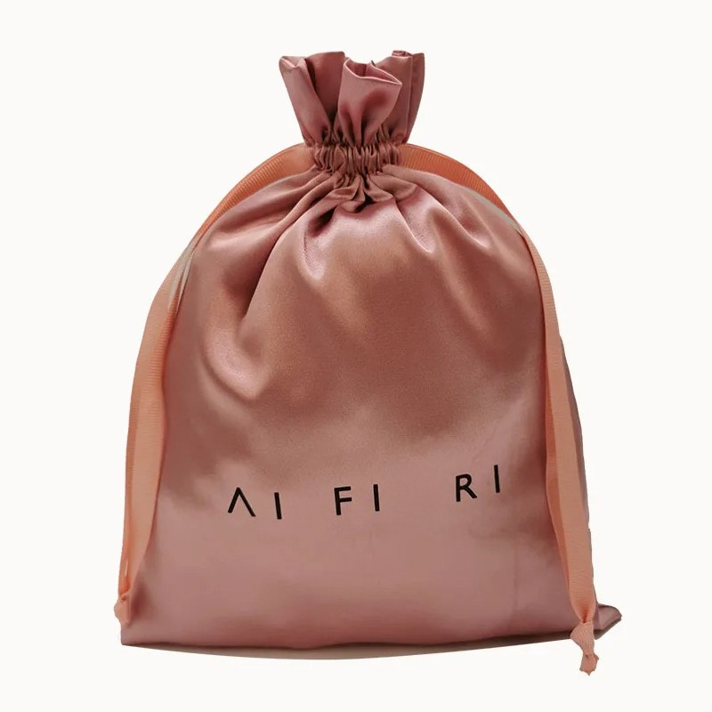 Sacos de cetim com logotipo pe - Makeup Beauty House avaliação e preço