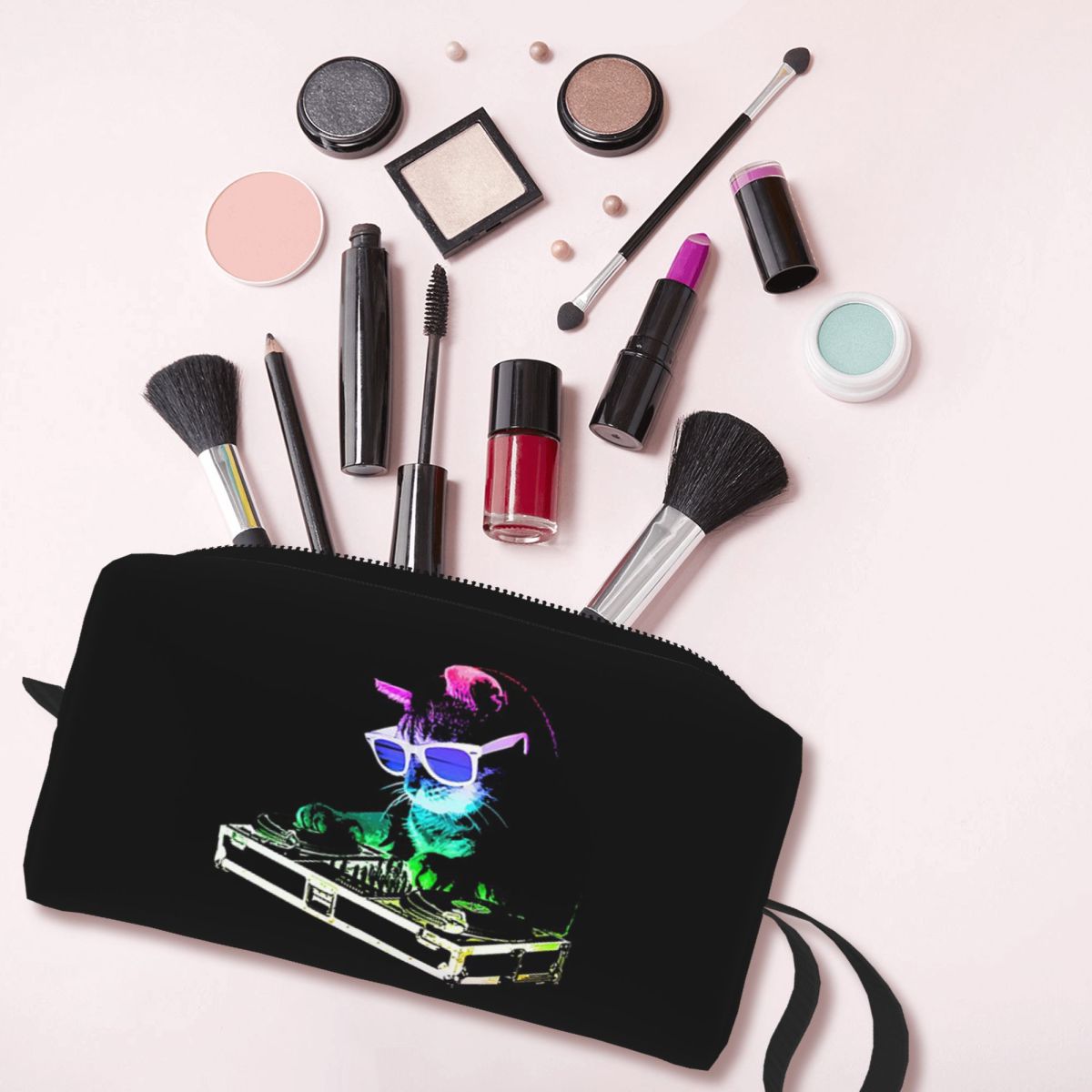 Bolsa de maquiagem House Cat R - Makeup Beauty House avaliação e preço